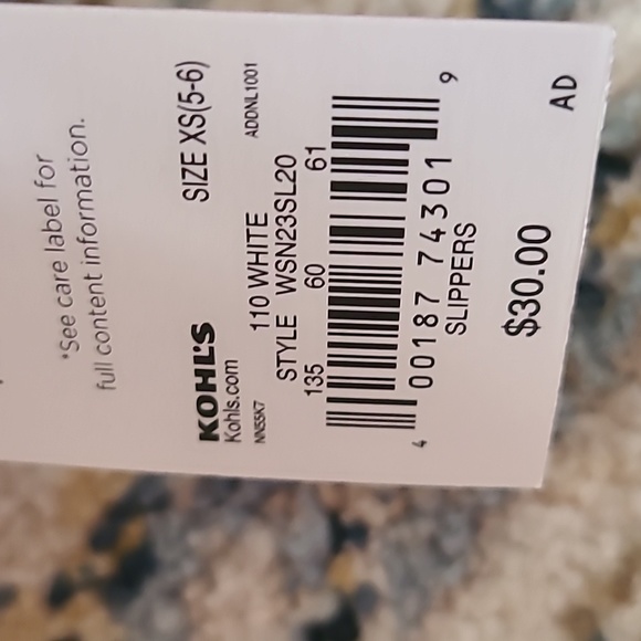 JAMMIES FOR FAMILIES WOMEN'S "MAMA REINDEER " SLIPPERS SIZE XS 5/6 - Picture 9 of 9